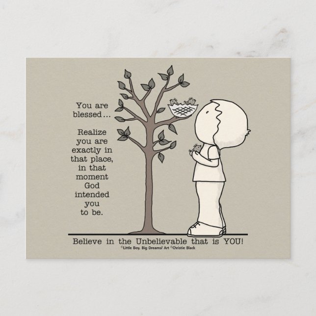 Carte Postale Cet endroit (Devant)