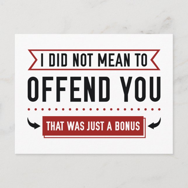 Carte Postale C'était juste un bonus (Devant)
