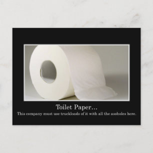 Carte Postale Cette entreprise doit utiliser beaucoup de papier 