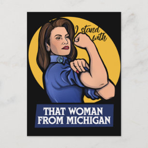 Carte Postale Cette femme du Michigan Gretchen Whitmer