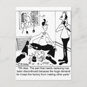 Carte Postale Cette pièce a été abandonnée