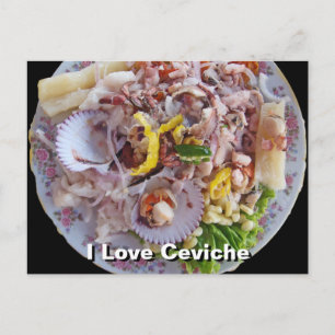 Carte Postale Ceviche - Fierté du Pérou