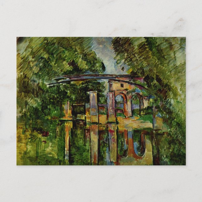 Carte Postale Cezanne - Aqueduct et Lock. (Devant)