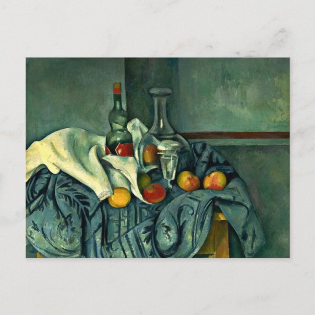 Carte Postale Cezanne - La bouteille de menthe poivrée (Devant)