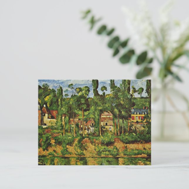 Carte Postale Cezanne - Le Château de Medan (Debout devant)