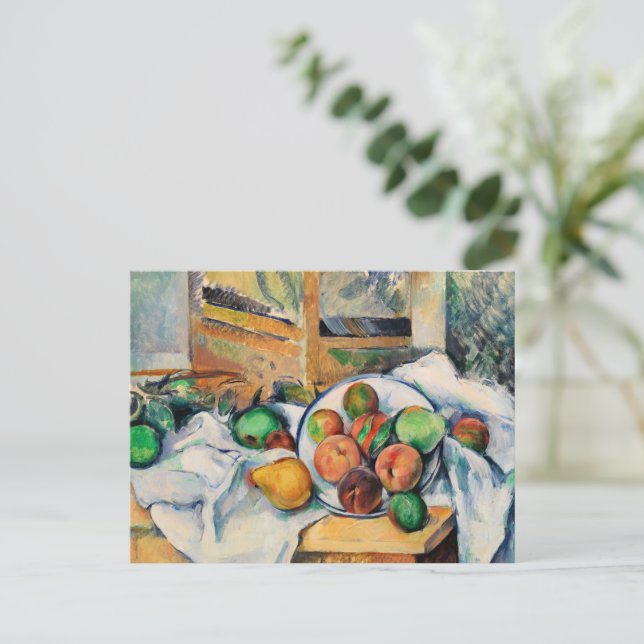 Carte Postale Cezanne - Une table d'angle (Debout devant)