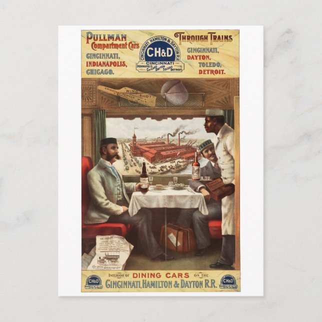 Carte Postale CH&D Pullman 1894 (Devant)