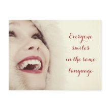 Chacun sourit dans la même langue