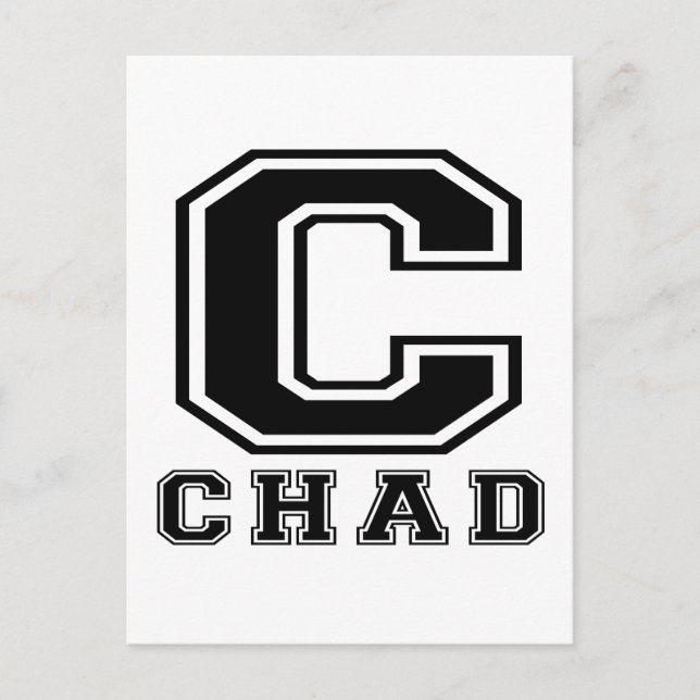 Carte Postale Chad Designs (Devant)
