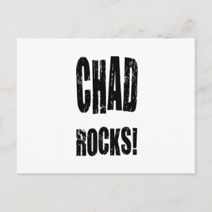 Carte Postale Chad Rocks !