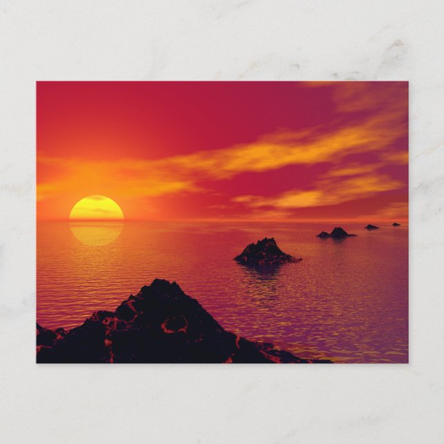 Carte Postale Chaîne volcanique (Devant)