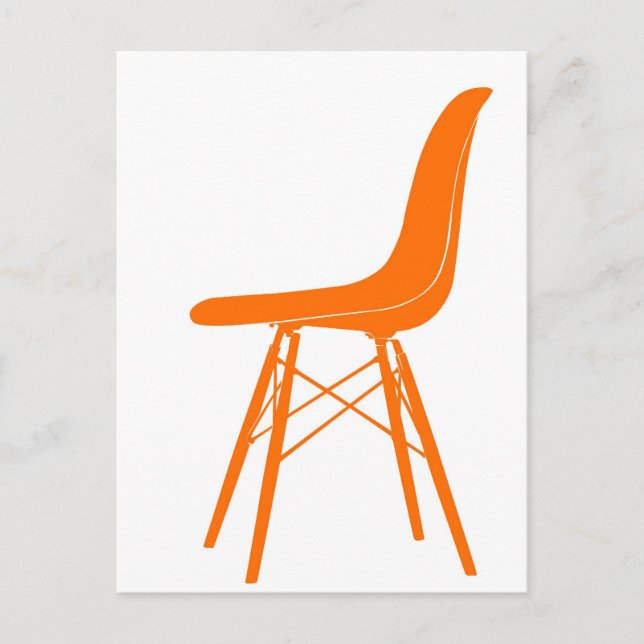 Carte Postale Chaise latérale en plastique moulé Eames (Devant)