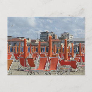 Carte Postale Chaises de plage