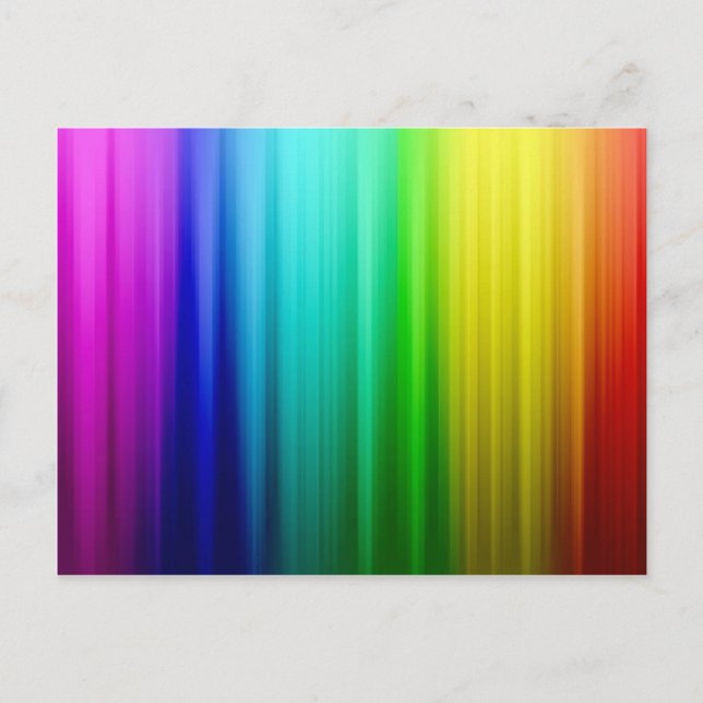 Carte Postale chakra couleurs pleine gamme par guérison amour (Devant)