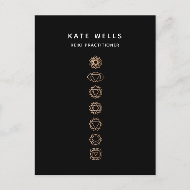 Carte postale Chakra Energy Healer (Devant)