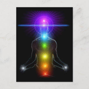 CARTE POSTALE CHAKRA LIGHTS