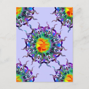 Carte postale Chakra Sun Light