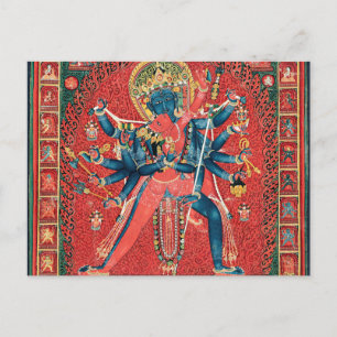 Carte Postale Chakrasamvara Et Consort Vajravarahi