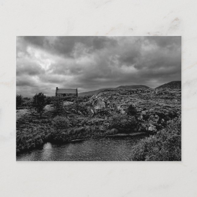 Carte Postale Chalet abandonné Connemara II (Devant)