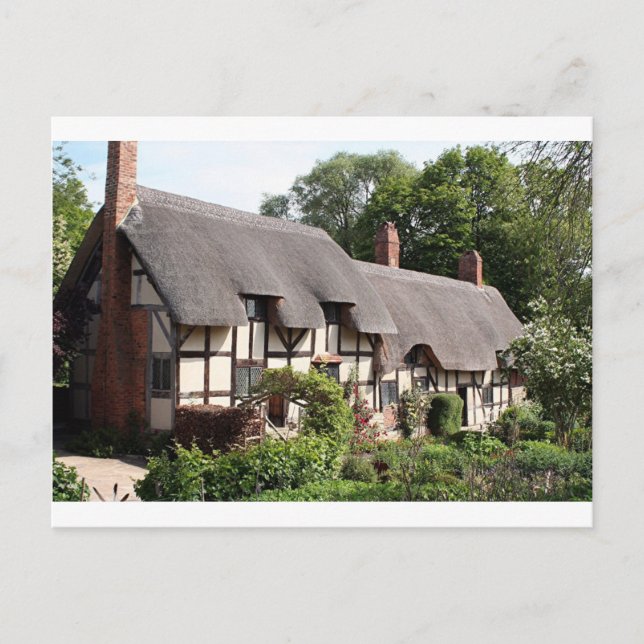 Carte Postale Chalet de chaume, Stratford, Angleterre, Royaume-U (Devant)