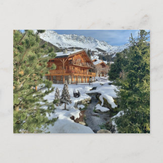Carte Postale Chalet suisse