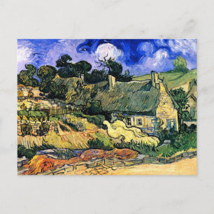 Carte Postale Chalets à Cordeville Van Gogh Art