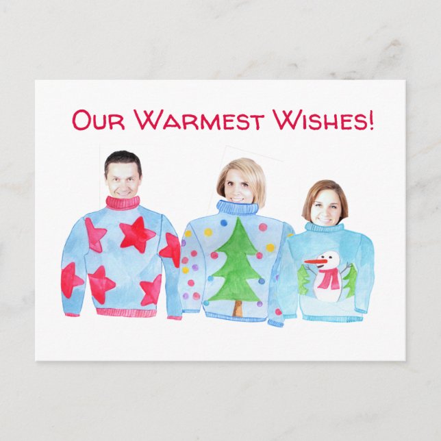 Carte Postale Chaleurest Wishes customizable photo card (Devant)