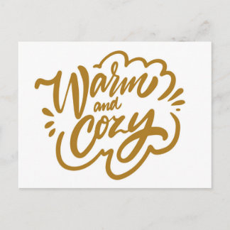 Carte Postale Chaleureux et cosy
