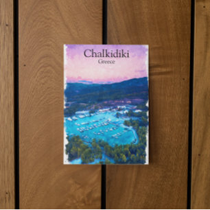 Carte Postale Chalkidiki Grèce Paysage