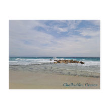 Chalkidique, plage et mer de Grèce