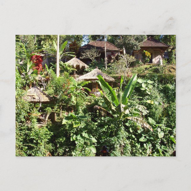 Carte Postale Chambre avec vue, Ubud, Bali Indonésie (Devant)