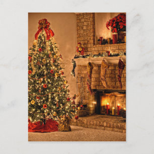 Carte Postale Chambre Charmante Arbre De Noël