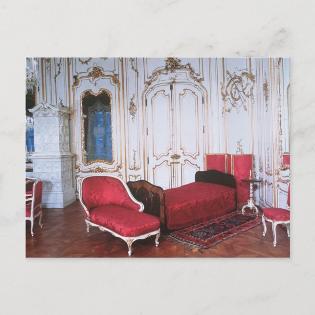 Carte Postale Chambre d'Elizabeth de Bavière (Devant)