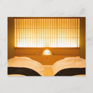 Carte Postale Chambre d'un hôtel de style japonais