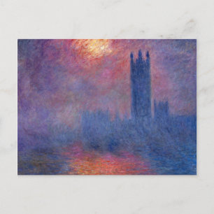 Carte Postale Chambres du Parlement - Claude Monet