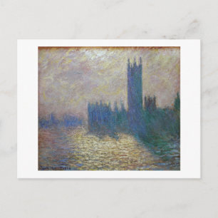 Carte Postale Chambres du Parlement (Londres), Monet