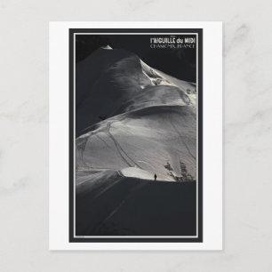 Carte Postale Chamonix - Aiguille du Midi Arete Solo