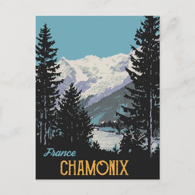 Carte Postale Chamonix, France (Devant)