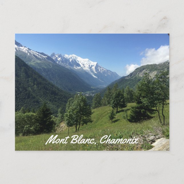 Carte postale Chamonix Mont Blanc (Devant)