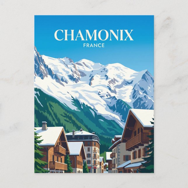 Carte Postale Chamonix-Mont-Blanc France (Devant)