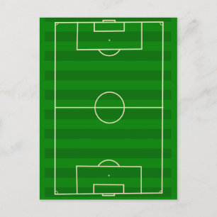Carte Postale Champ de football