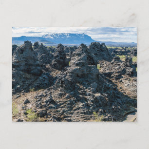 Carte Postale Champ de lave de Dimmuborgir, région de Myvatn - I