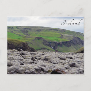 Carte Postale Champ de lave Eldhraun - Sud de l'Islande