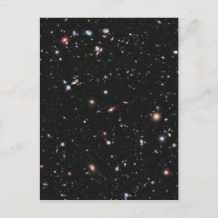 Carte Postale Champ de télescope spatial Hubble Galaxies