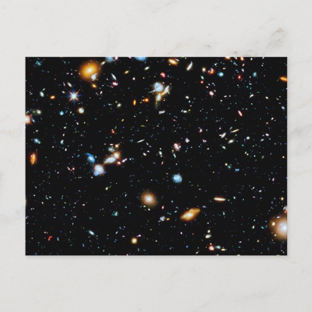 Carte Postale Champ ultra profond Hubble (Devant)