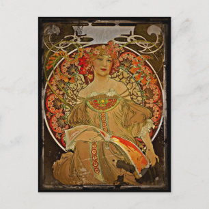 Carte Postale Champagne GIrl c1897