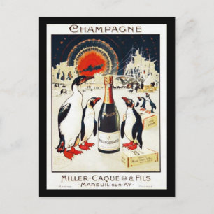 Carte Postale Champagne Miller-Caque & Fils
