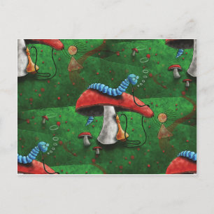 Carte Postale Champignons magiques