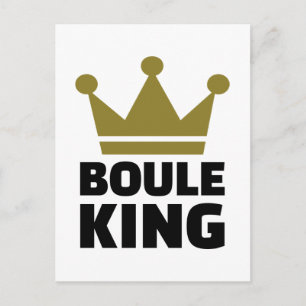 Carte Postale Champion Boule King