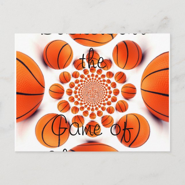 Carte Postale Champion Court Vision : Basketball Jeu des Champs (Devant)